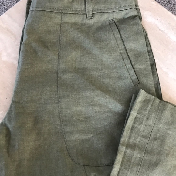 J Crew linen pants. - Picture 2 of 7